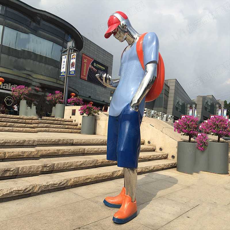 不銹鋼人物雕塑,不銹鋼雕塑工廠